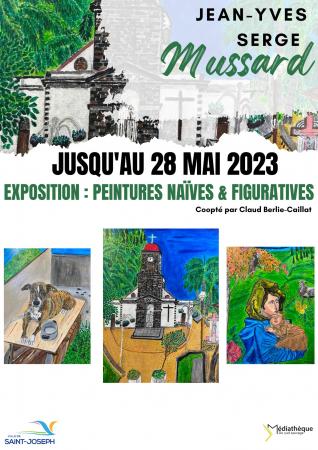Expositions du mois de Mai - Peintures naïves et figuratives - Jean-Yves Serge Mussard - Jusqu'au 28 mai