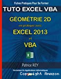 Géométrie 2D en pratique avec excel 2013 et VBA