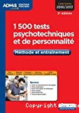 1500 tests psychotechniques et de personnalité