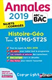Histoire et géographie, Term STMG, ST2S