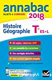 Annales Annabac 2018 Histoire-Géographie Tle L, ES