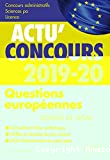 Questions européennes, 2019-2020