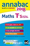 Annales Annabac 2018 Maths Tle S spécifique & spécialité