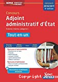 Concours adjoint administratif d'Etat 2018-2019 / épreuves écrites et orales : externe, interne, cat