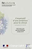 L'imperatif d'une ambition pour le climat octobre 2014
