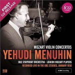 Mozart : Concertos pour violon / Yehudi Menuhin (Richard Itter Collection)