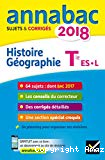 Annales Annabac 2018 Histoire-Géographie Tle L, ES