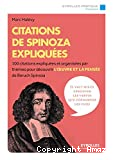 Citations de Spinoza expliquées