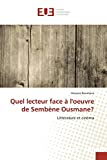 Quel lecteur face à l'oeuvre de Sembène Ousmane?