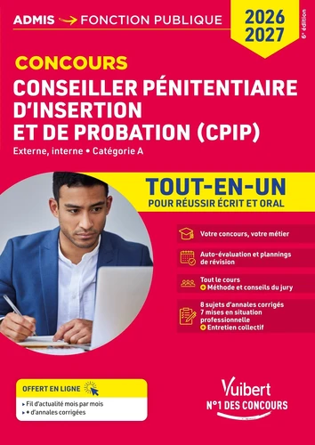 Conseiller p&eacute;nitentiaire d'insertion et de probation, CPIP
