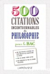 500 citations incontournables de philosophie pour le bac