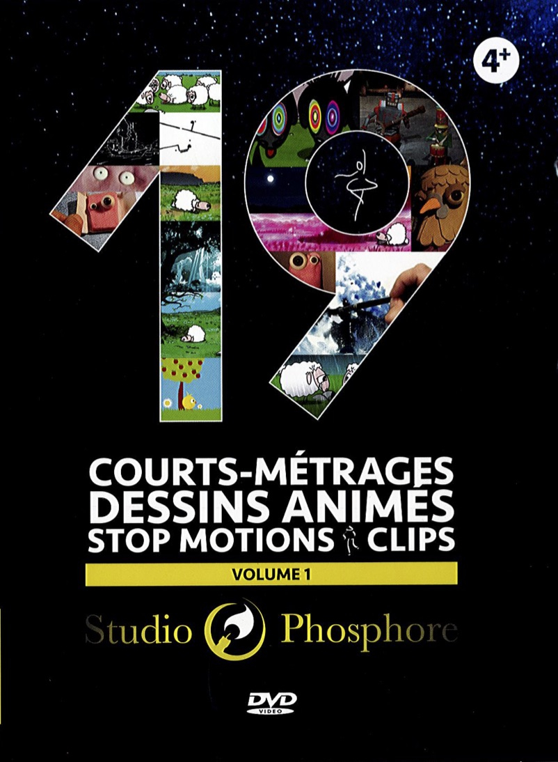 19 courts métrages, dessins animés, stop motions et clips - Vol 1