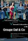 Médiakoustik  - Concert de Daf & Co - Samedi 2 décembre 2023 à 18h